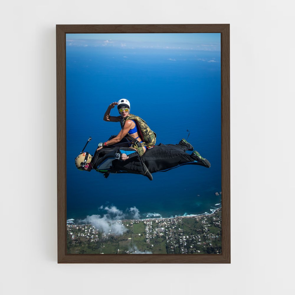Poster Vol Aquatique – affiche Vol en wingsuit (vue 5)